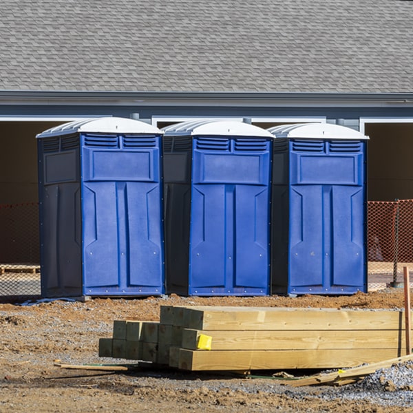 are there any restrictions on what items can be disposed of in the porta potties in Portal